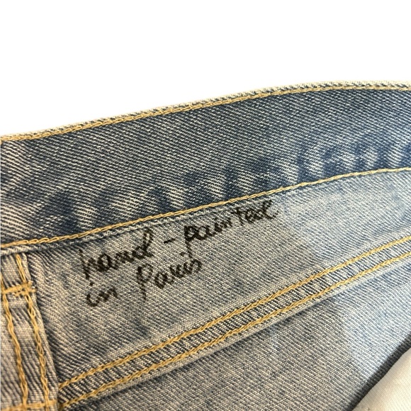 Designer Mirco Gaspari Hand Painted Jeans - Picture 4 of 9